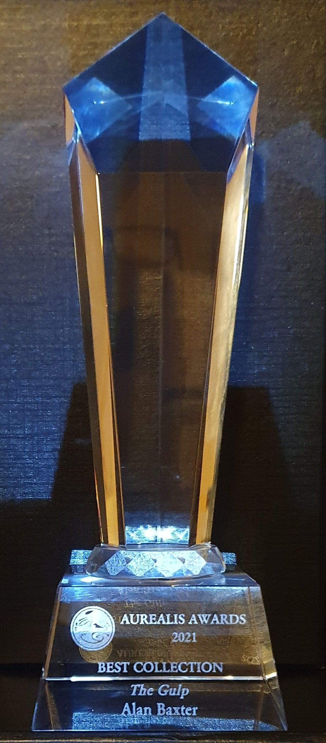 I WON AN AUREALIS AWARD! Alan Baxter